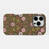 コーヒーの茶色の野生の庭 iPhoneケース (裏面横)