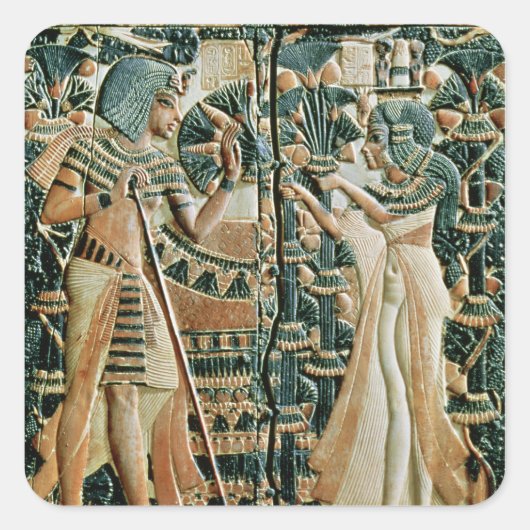 コーヒーの蓋からのプラーク スクエアシール (正面)