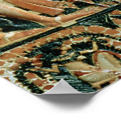 コーヒーの蓋からのプラーク ポスター (角)