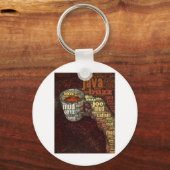 コーヒーの言葉 キーホルダー (正面)