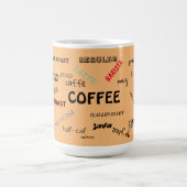 コーヒーの言葉 コーヒーマグカップ (中央)