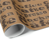 コーヒーの言葉 ラッピングペーパー (ロールコーナー)