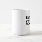 コーヒーの豆と共に今を表現せよ コーヒーマグカップ (中央)