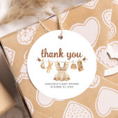 コーヒーの赤ちゃんシャワー周り フェイバータグ