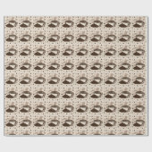 コーヒーの酔っ払い ラッピングペーパー (フラット)