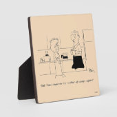 コーヒーの量が多すぎる フォトプラーク (正面)