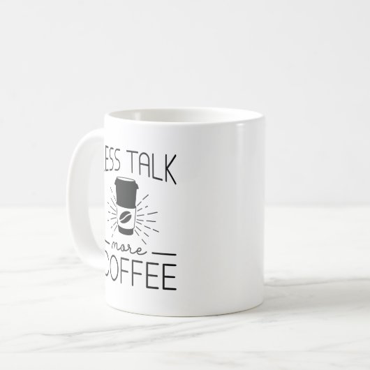 コーヒーの量を減らす コーヒーマグカップ (正面左)