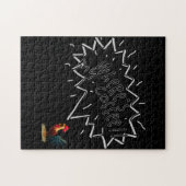 コーヒーの雄鶏 ジグソーパズル (横)