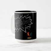 コーヒーの雄鶏 ツートーンマグカップ (正面左)