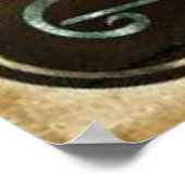 コーヒーの雄鶏 ポスター (角)