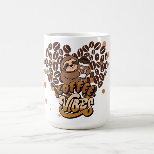 コーヒーの雰囲気デザイン コーヒーマグカップ (中央)