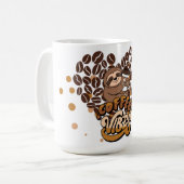 コーヒーの雰囲気デザイン コーヒーマグカップ (正面左)