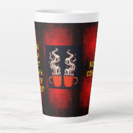 コーヒーの顔 カフェラテマグ