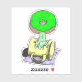 コーヒーの飛沫 シール (シート)