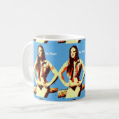 コーヒーの飲み物を言う コーヒーマグカップ (正面左)