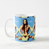 コーヒーの飲み物を言う コーヒーマグカップ (左)