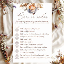 コーヒーの飲み過ぎブライダルシャワー