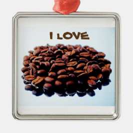 コーヒーの香りが大好き メタルオーナメント