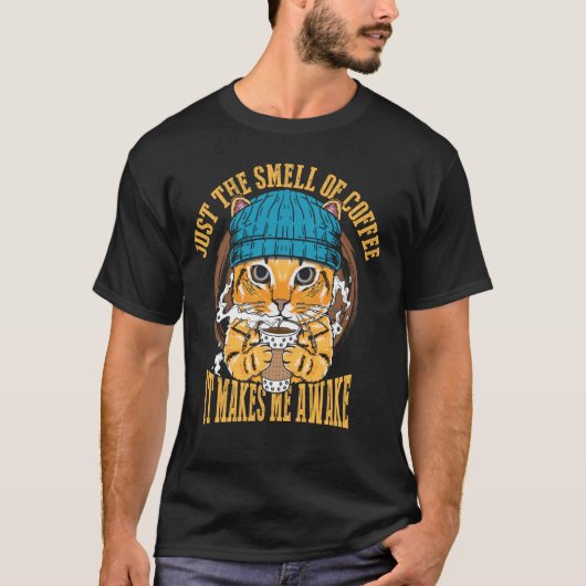コーヒーの香りだけ Tシャツ (正面)