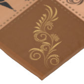 コーヒーの香り。パッチワーク。 テーブルクロス (アングル)