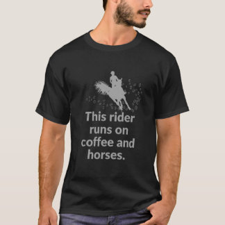 コーヒーの馬の友人 Tシャツ