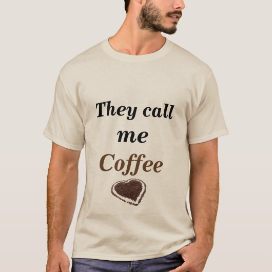 コーヒーのTシャツと呼ばれている Tシャツ (正面)