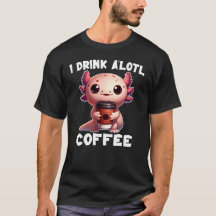 コーヒーのTシャツを飲む