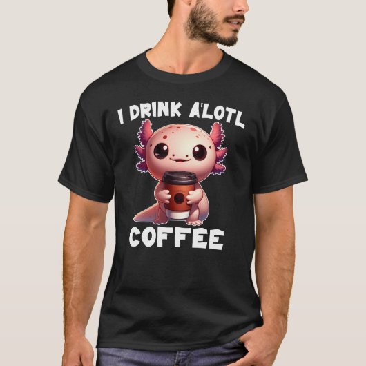 コーヒーのTシャツを飲む Tシャツ (正面)