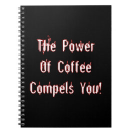 コーヒーはあなたを白く圧縮 ノートブック