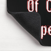 コーヒーはあなたを白く圧縮 マウスパッド (コーナー)