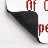 コーヒーはあなたを赤く混ぜる マウスパッド (コーナー)