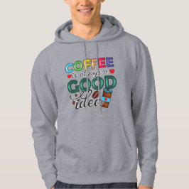 コーヒーはいつだっていいアイデア パーカ