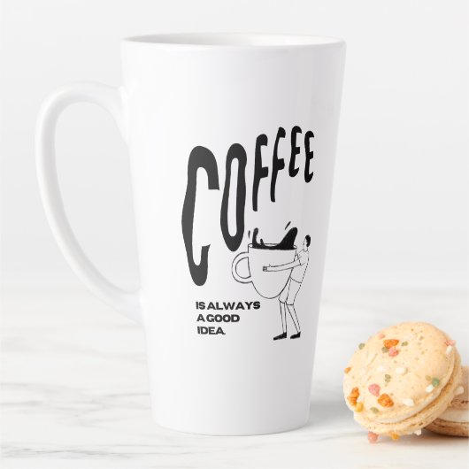 コーヒーはいつだって素敵なアイデア カフェラテマグ (インサイチュ)