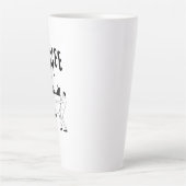 コーヒーはいつだって素敵なアイデア カフェラテマグ (正面)