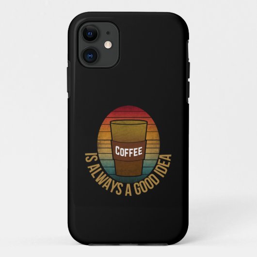 コーヒーはいつだって素敵なアイデア Case-Mate iPhoneケース (裏面)