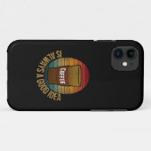 コーヒーはいつだって素敵なアイデア Case-Mate iPhoneケース (裏面(横))