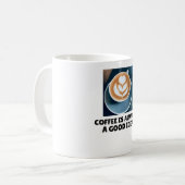 コーヒーはいつだって良いアイデア マグ (正面左)