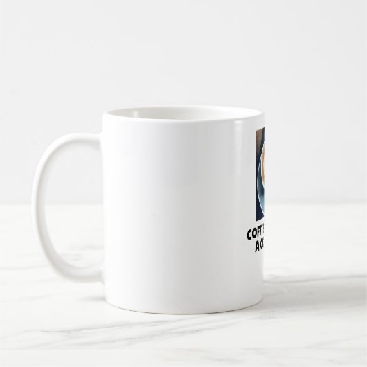 コーヒーはいつだって良いアイデア マグ (左)