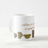 コーヒーはいつも良いアイディアマグカップ コーヒーマグカップ (正面左)