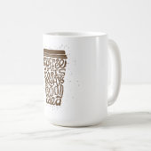 コーヒーはいつも良いアイディア コーヒーマグカップ (正面右)