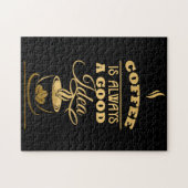 コーヒーはいつも良いアイディア ジグソーパズル (横)