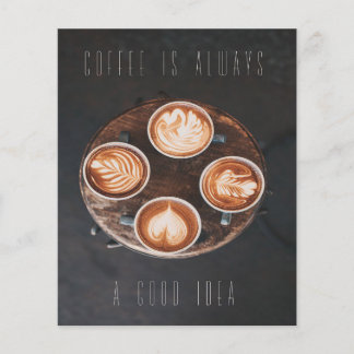 コーヒーはいつも良いidだ チラシ