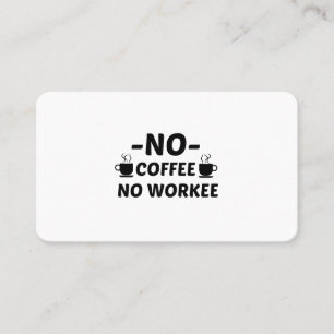 コーヒーはいらない 名刺
