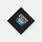 コーヒーはお気に入りの私の同僚 スタンダードカクテルナプキン (角)