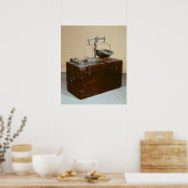 コーヒーはかりで測と ポスター (キッチン)