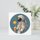コーヒーはこの世のものとは思えない宇宙飛行士宇宙旅行 カード (スタンド正面)