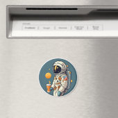 コーヒーはこの世のものとは思えない宇宙飛行士宇宙旅行 マグネット (インサイチュ (食洗機))
