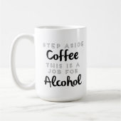 コーヒーはさておきアルコールの仕事 コーヒーマグカップ (左)