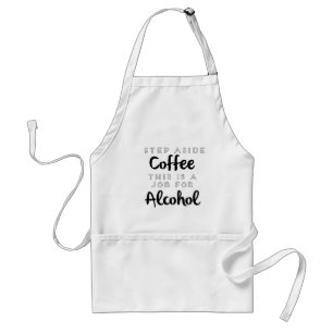 コーヒーはさておきアルコールの仕事 スタンダードエプロン