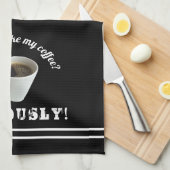 コーヒーはどうすればいい?キッチンタオル キッチンタオル (四つ折り)